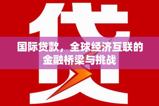 泰顺国际贷款，全球经济互联的金融桥梁与挑战