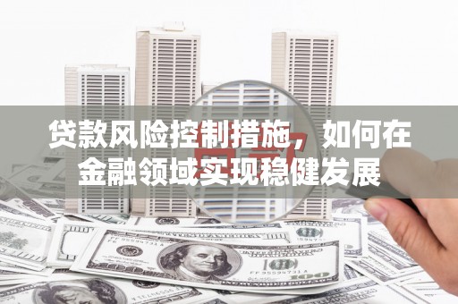武鸣贷款风险控制措施，如何在金融领域实现稳健发展