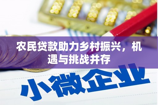 巩义农民贷款助力乡村振兴，机遇与挑战并存