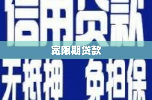 南投市宽限期贷款