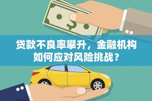 榕城贷款不良率攀升，金融机构如何应对风险挑战？