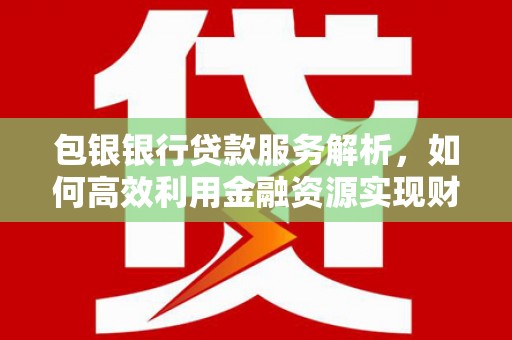 潮南包银银行贷款服务解析，如何高效利用金融资源实现财富增长
