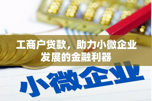 文登工商户贷款，助力小微企业发展的金融利器
