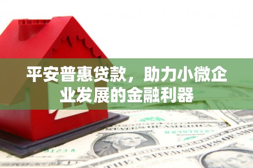 平湖平安普惠贷款，助力小微企业发展的金融利器