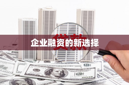 郊区企业融资的新选择