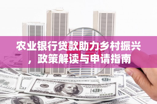 林园农业银行贷款助力乡村振兴，政策解读与申请指南
