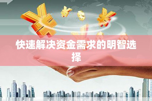衡阳快速解决资金需求的明智选择