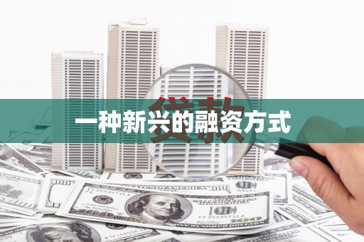 定安一种新兴的融资方式
